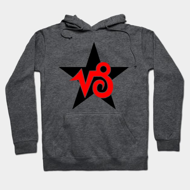 Capricorn zodiac star Hoodie by OrneryDevilDesign